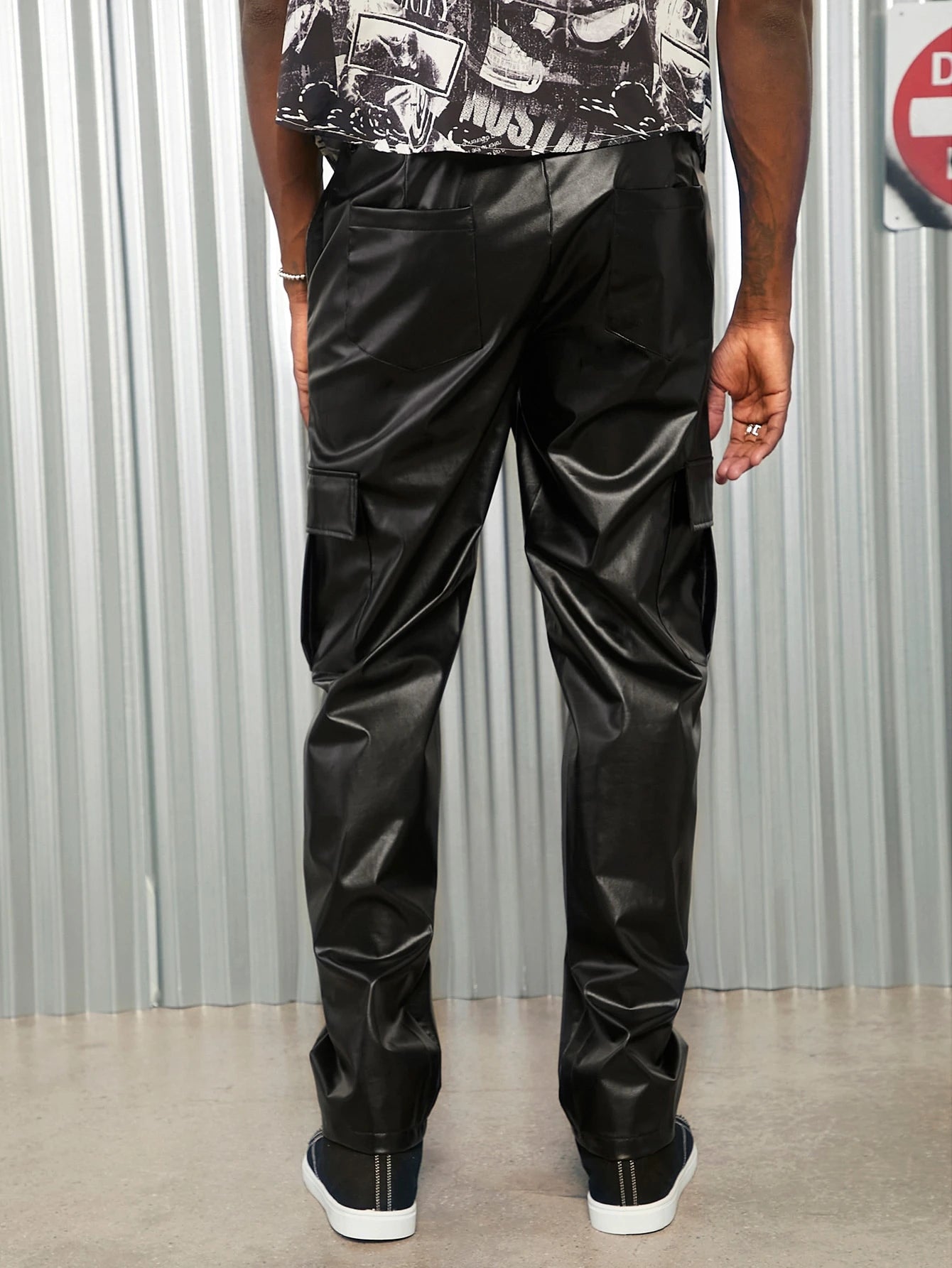 Men's leather pants