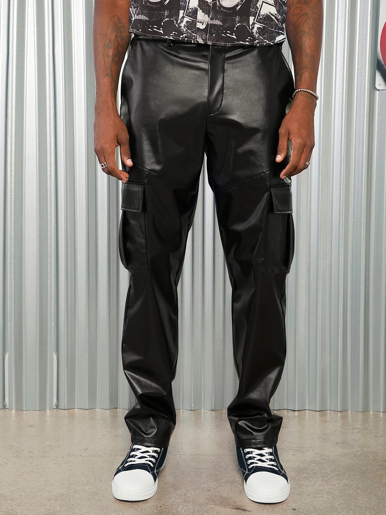 Men's leather pants