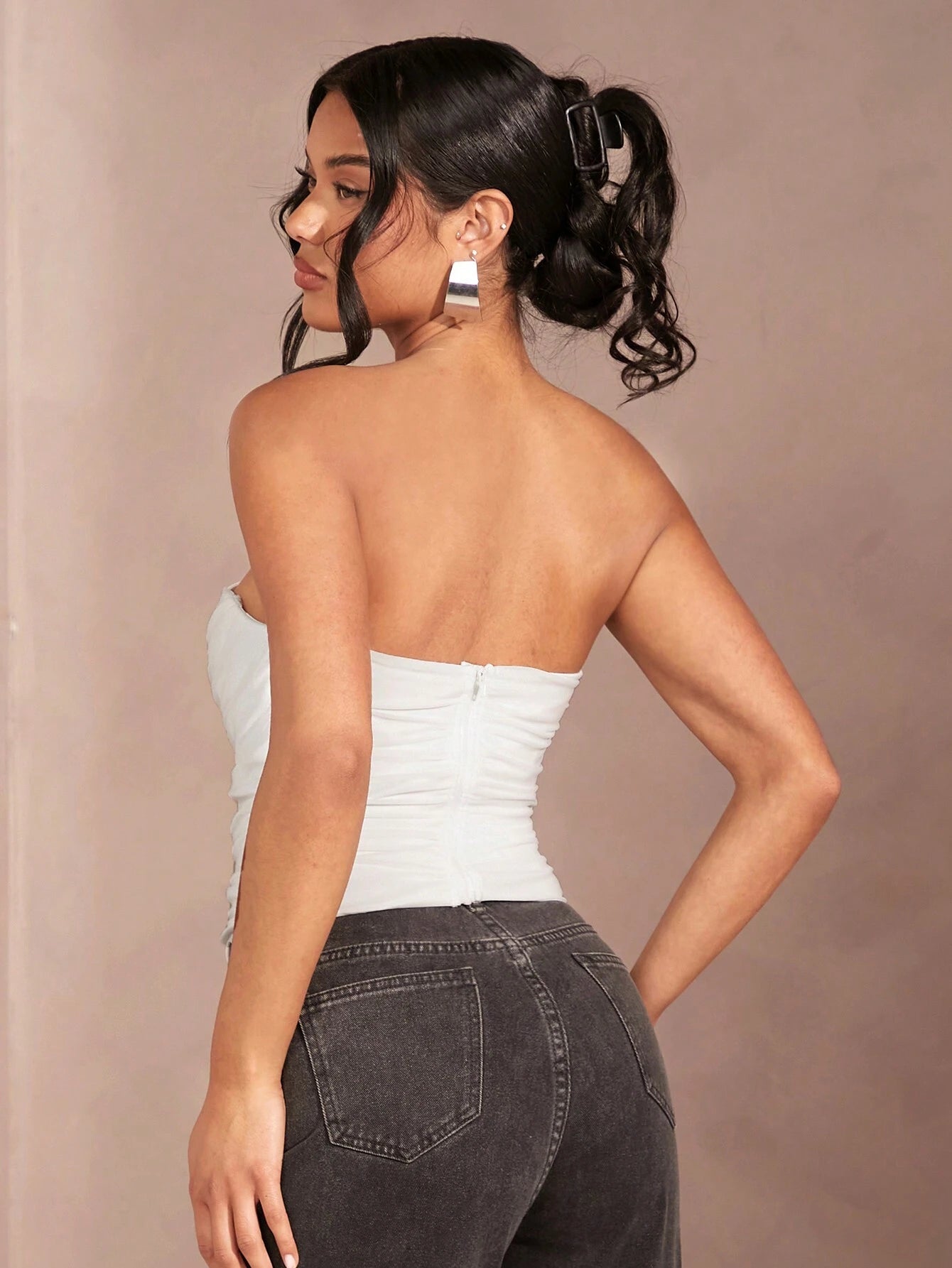 Summer White Tube Top Corset Top
