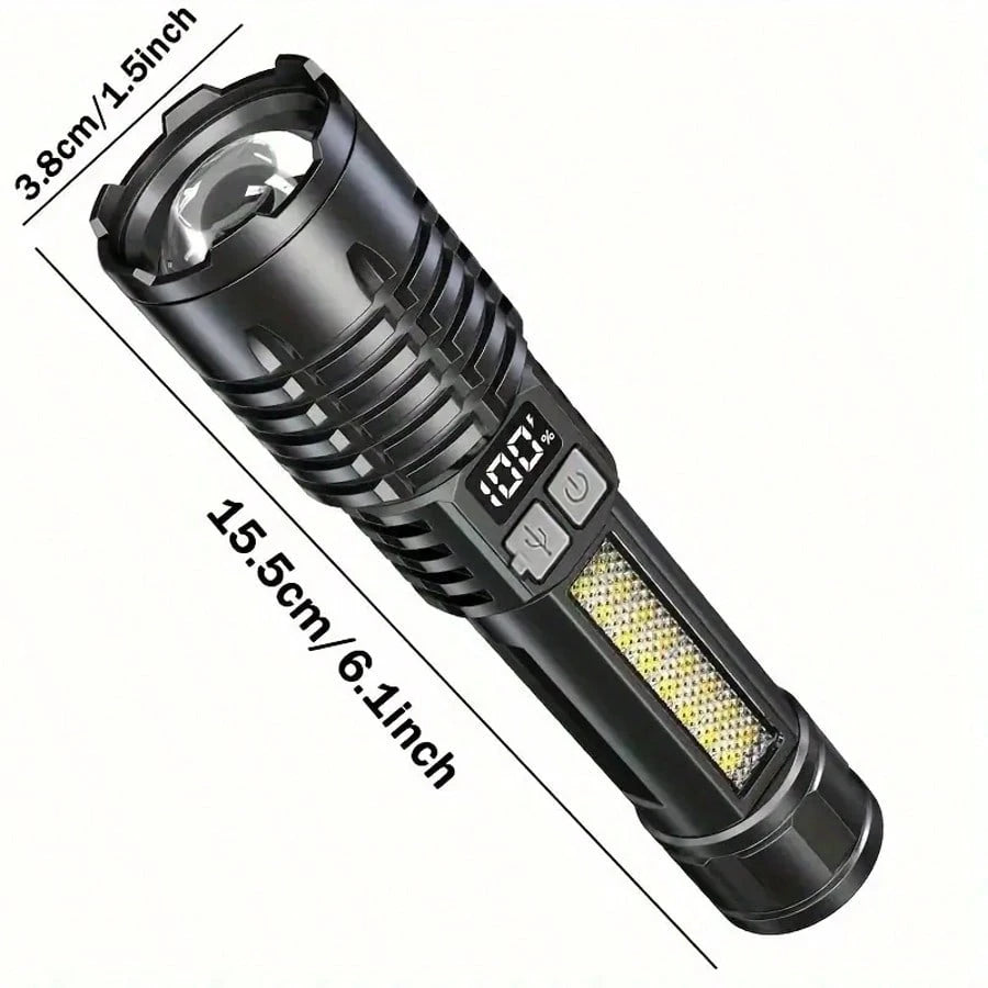 Multifunctional Zoom Flashlight