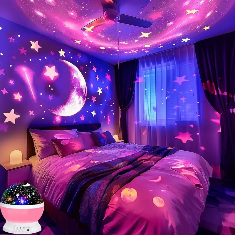 Pink Projector Night Light