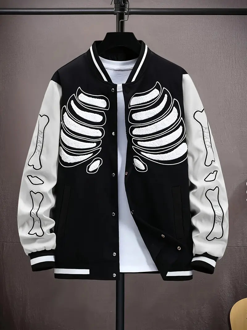 Chaqueta estampado huesos
