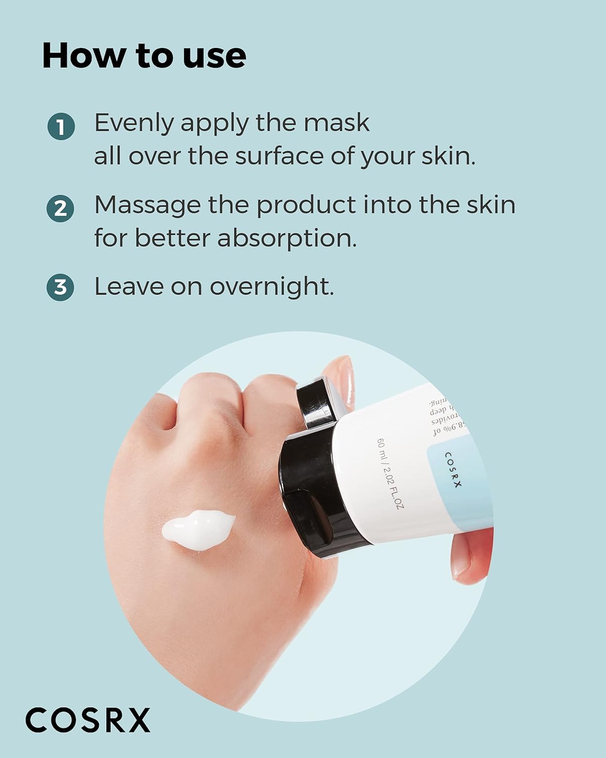 COSRX ultimate nourishing rice overnight spa mask