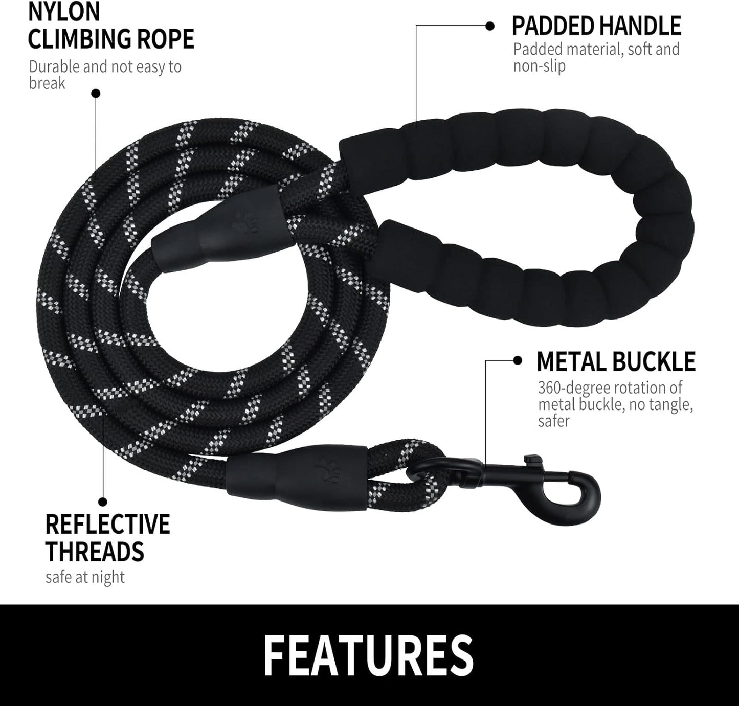 6 FT Strong Pet Dog Leash