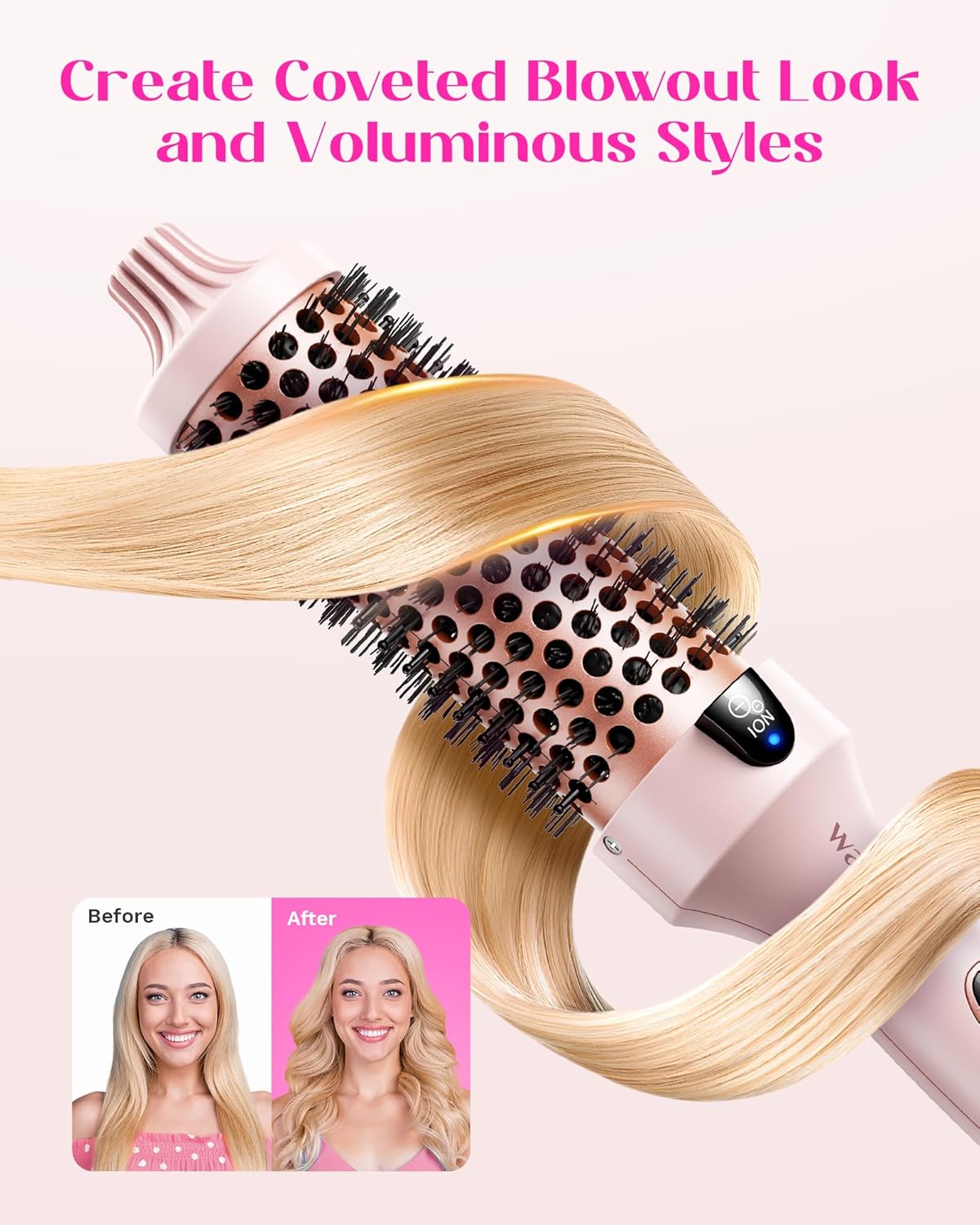 Wavytalk Thermal Brush Rose Gold