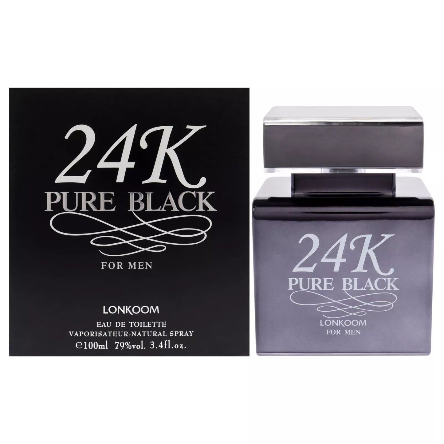 Parfum for men 24K Pure black Lonkoom