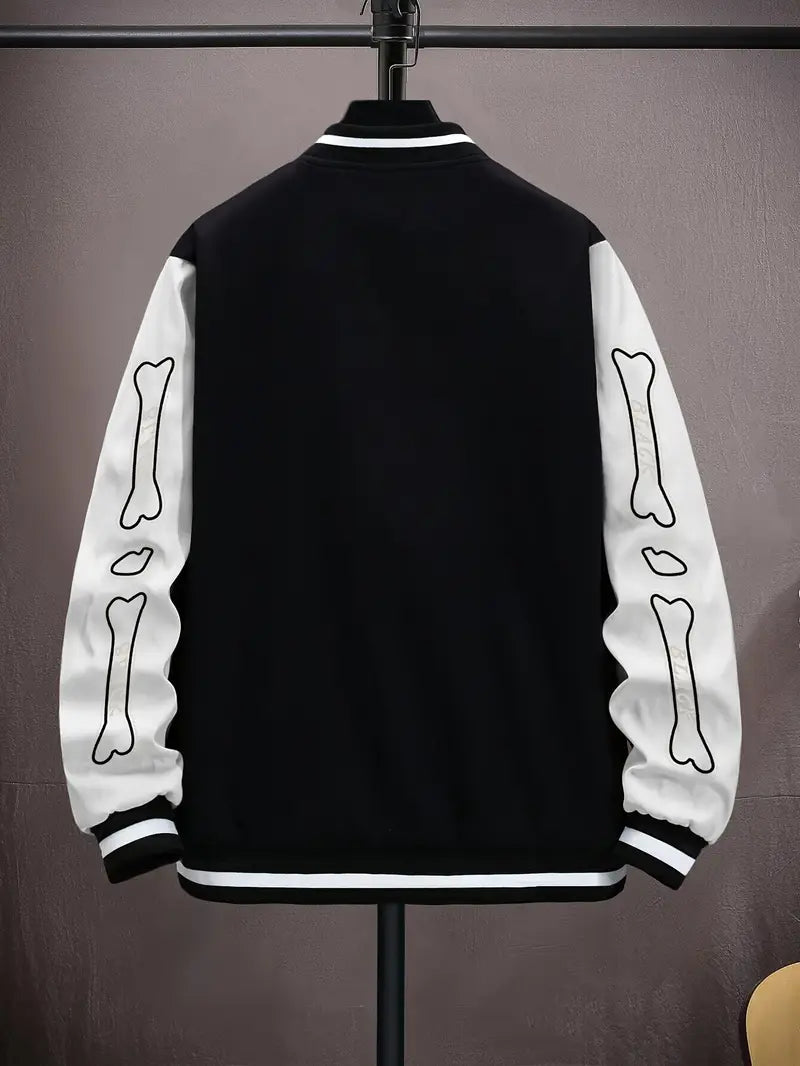 Chaqueta estampado huesos