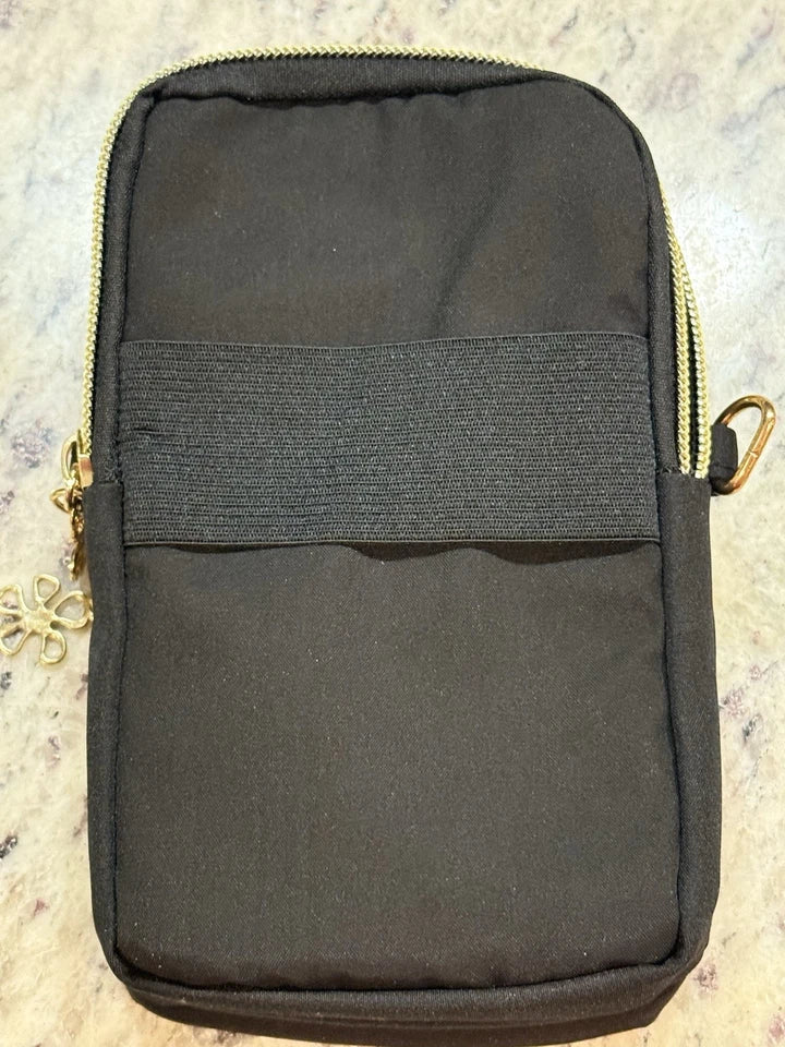 Jingpin Black Phone Purse Wallet Crossbody