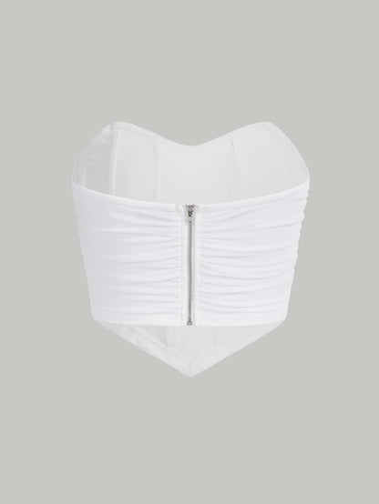 Crop Top Corse white
