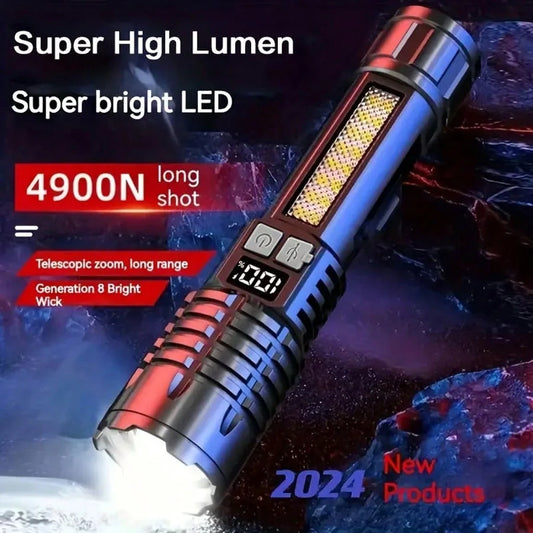 Multifunctional Zoom Flashlight