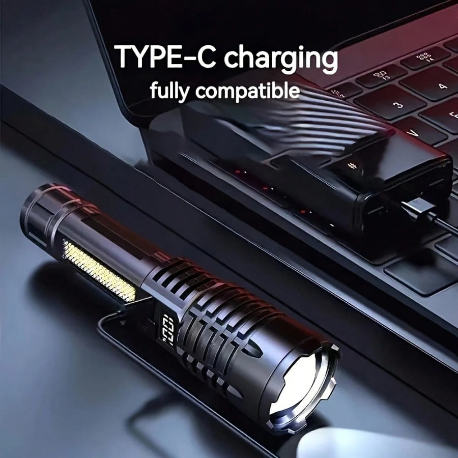 Multifunctional Zoom Flashlight