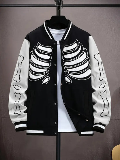 Chaqueta estampado huesos