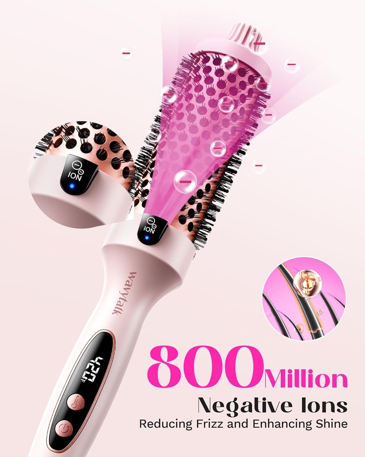 Wavytalk Thermal Brush Rose Gold