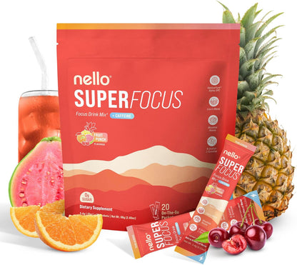 nello SuperFocus with caffeine Fruit Punch