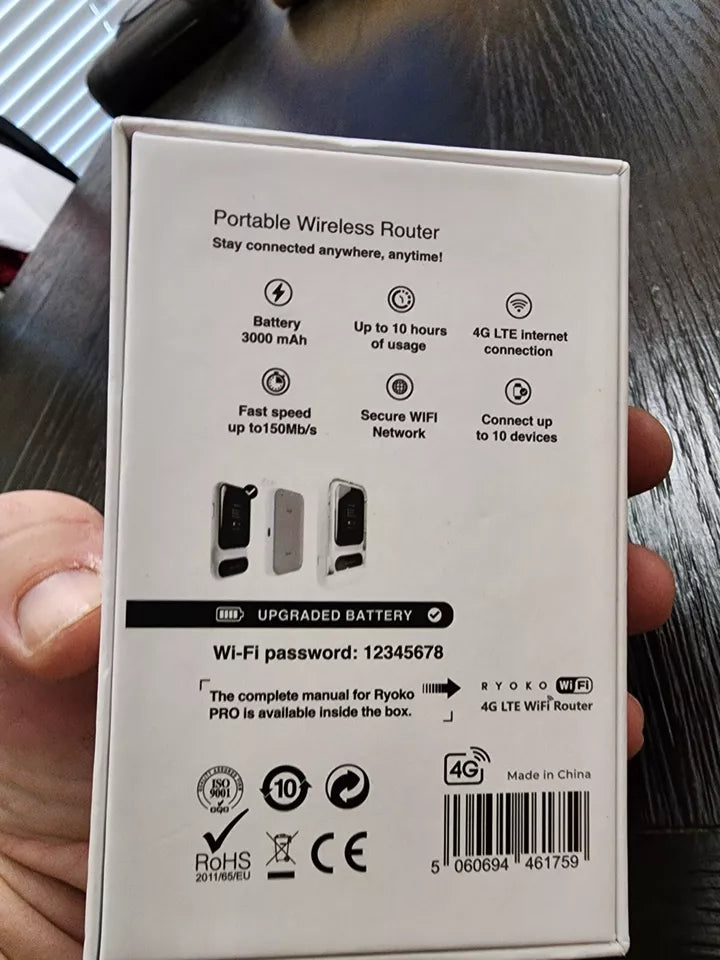 Ryoko 4g Lte wifi Router