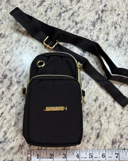 Jingpin Black Phone Purse Wallet Crossbody
